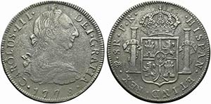 Bolivia Carlo III (1759-1788). AR 8 Reales ... 