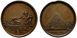 Francia. LAN VII (1798-9). Medaglia  in AE ... 