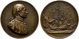 USA. John Paul Jones (1747-1792) Medaglia ... 