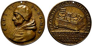 ROMA. Pio II (1458-1464) Medaglia 1664 di ... 