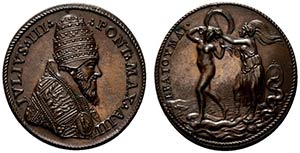 ROMA. Giulio III (1550-1555) Medaglia A/III ... 