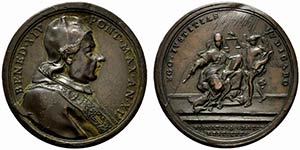 ROMA. Benedetto XIV (1740-1758) Medaglia A/ ... 