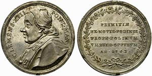ROMA. Clemente XIII (1758-1769) Medaglia ... 