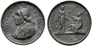 ROMA. Pio VII (1800-1823) Medaglia A/ XVI. ... 