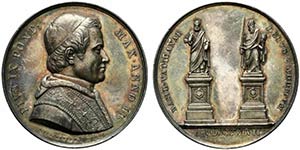 ROMA. Pio IX (1846-1878) Medaglia 1847/ II ... 
