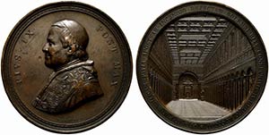 ROMA. Pio IX (1846-1878) Medaglia di grande ... 