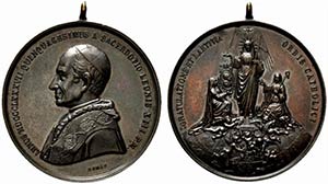 ROMA. Leone XIII (1878-1903) Medaglia 1887/ ... 
