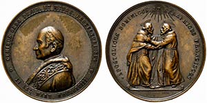 ROMA. Leone XIII (1878-1903) Medaglia 1893, ... 