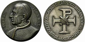 ROMA. Pio XII (1939-1958) Medaglia 1955 (mm. ... 