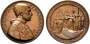 ROMA. Pio XII (1939-1958) Medaglia A/ XV ... 