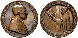ROMA. Pio XII (1939-1958) Medaglia A/ XVII ... 
