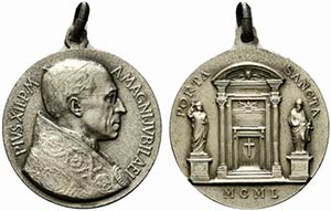 ROMA. Pio XII (1939-1958) Medaglia 1950 (Ø ... 
