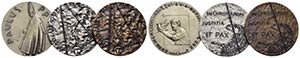 ROMA. LOTTO di 3 medaglie di Paolo VI (2 ... 
