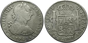 Messico. Carlo III (1759-1788) AR 8 reales ... 