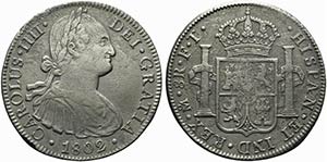 Messico. Carlo IV (1788-1808) AR 8 reales ... 
