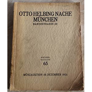 Helbing Nachf., O. Auktion 65,  München, 10 ... 