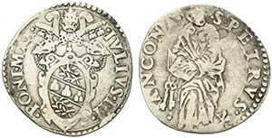 ANCONA.Giulio III (1550-1555) Giulio (g. ... 