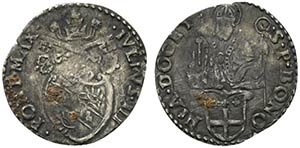 BOLOGNA. Giulio III (1550-1555) Quarto di ... 