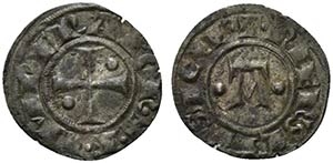 BRINDISI. Federico II (1197-1250) Denaro ... 