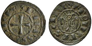 BRINDISI. Federico II (1197-1250) Denaro ... 