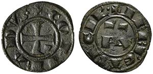 BRINDISI. Corrado I (1250-1254) Denaro (g, ... 