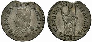 FERRARA. Clemente XI (1700-1721) Muraiola da ... 