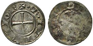 MESSINA. Federico II (1209-1220) Denaro  (g. ... 