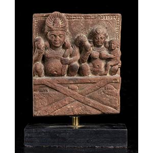 A STONE RELIEF WITH FIGURESIndia, ... 