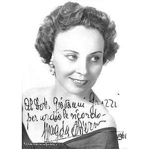 Magda Olivero (Saluzzo 1910 - Milano 2014) ... 
