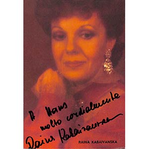 Rajna Kabaivanska, nata ... 