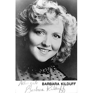Barbara Kilduff (1959) Ritratto autografo ... 