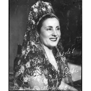 Rina Corsi (Firenze 1908 - ?) Mezzo-soprano ... 