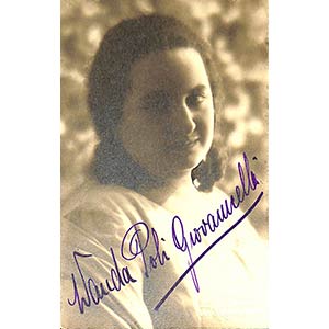 Wanda Poli Giovannelli Portrait autograph of ... 