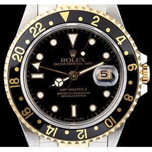 ROLEX GMT MASTER II, steel and ... 