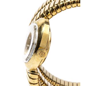 ZENITH gold vintage wristwatch 18k ... 