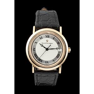 GIRARD PERREGAUX model 1966 gold wristwatch  ... 