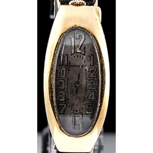 MOVADO gold wristwatch - 1940s ... 
