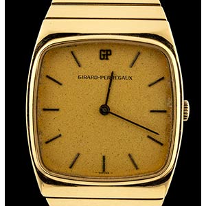 GIRARD PERREGAUX gold  wristwatch ... 
