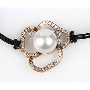 Gold, saltwater cultured pearl and ... 