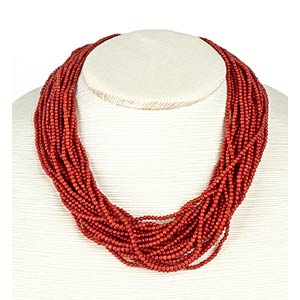 Mediterranean coral torsade necklace
18k ... 