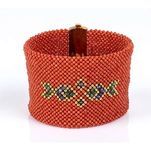 Bracciale a fascia tessita con ... 