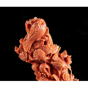Cerasuolo coral carving
(corallium ... 