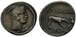 Roman Imperatorial, L. Papius Celsus, Rome, ... 