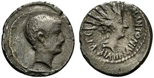 Mark Antony, military mint in Italy, late ... 