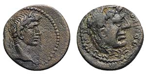 Augustus (27 BC-AD 14). Caria, Cos. Æ ... 