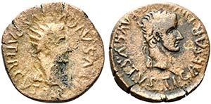 Tiberius with Divus Augustus (14-37). Spain ... 