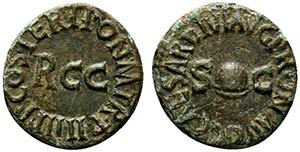 Gaius (Caligula, 37-41). Æ Quadrans (14mm, ... 