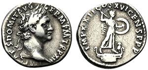 Domitian (81-96). AR Denarius (16mm, 3.42g, ... 