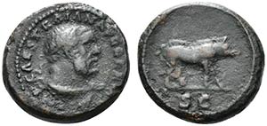 Trajan (98-117). Æ Quadrans (13mm, 3.67g, ... 