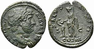 Hadrian (117-138). Æ As (26mm, 13.00g, 6h). ... 